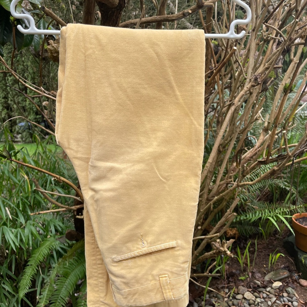 Vintage Gap Yellow Corduroy Pants